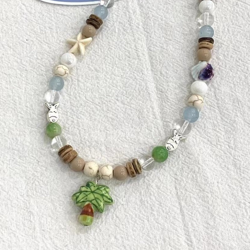 Summer Coconut Tree necklace