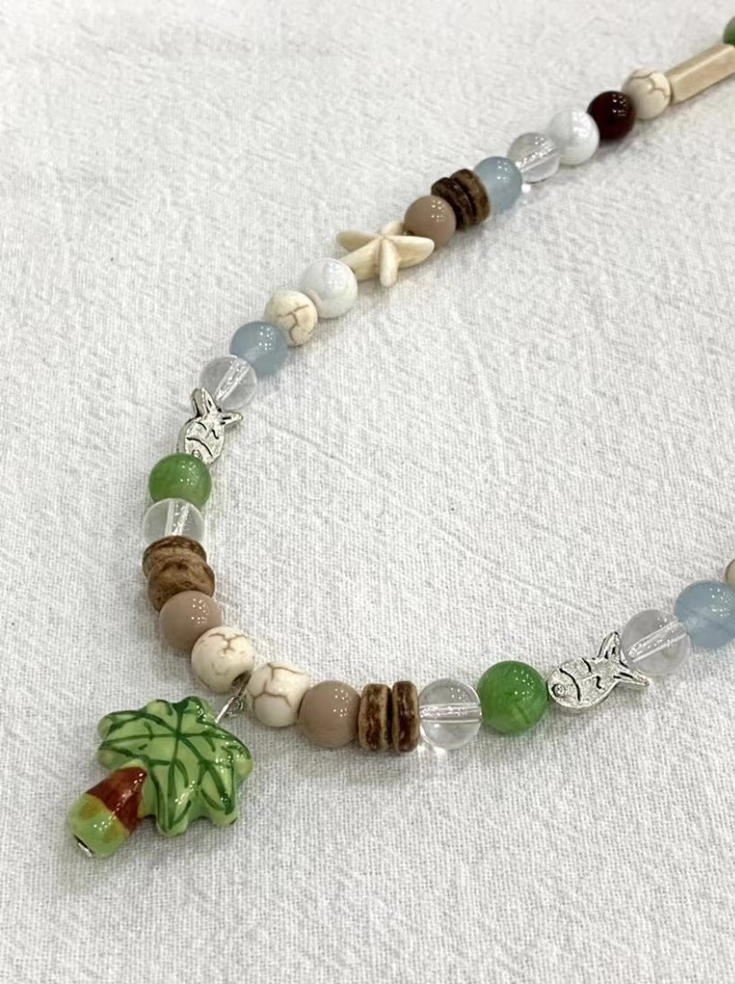 Summer Coconut Tree necklace
