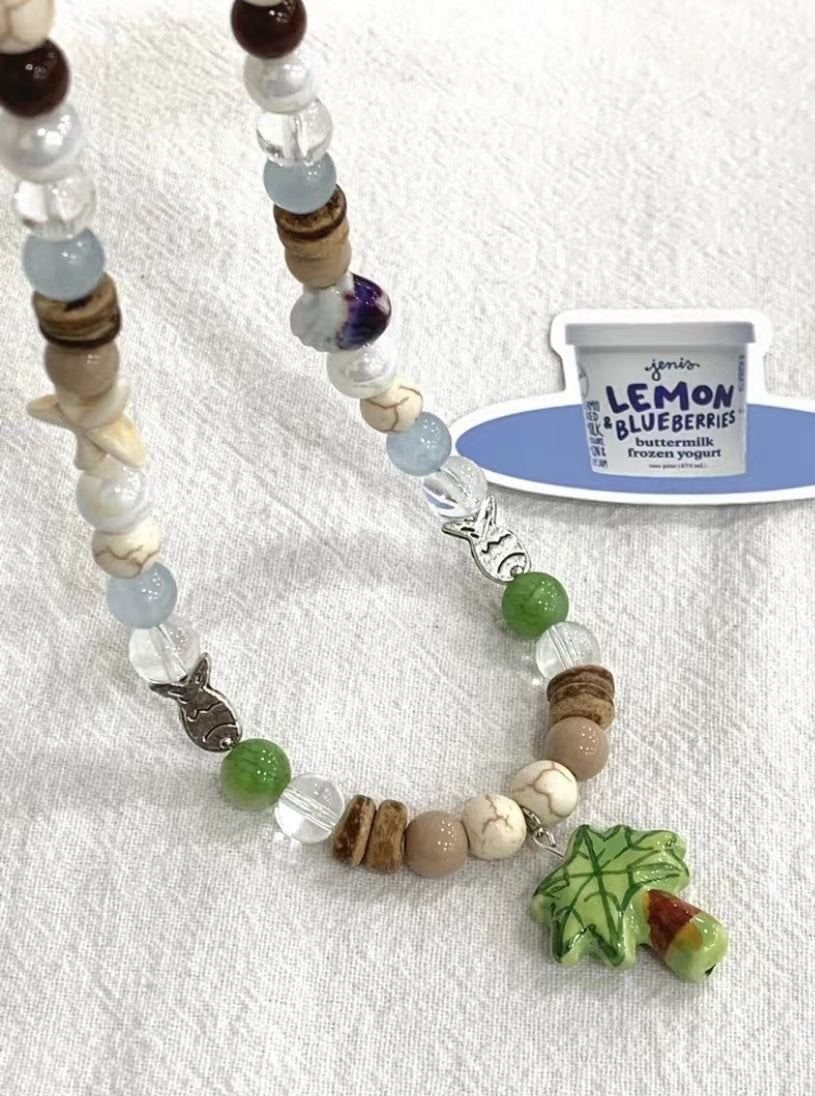 Summer Coconut Tree necklace