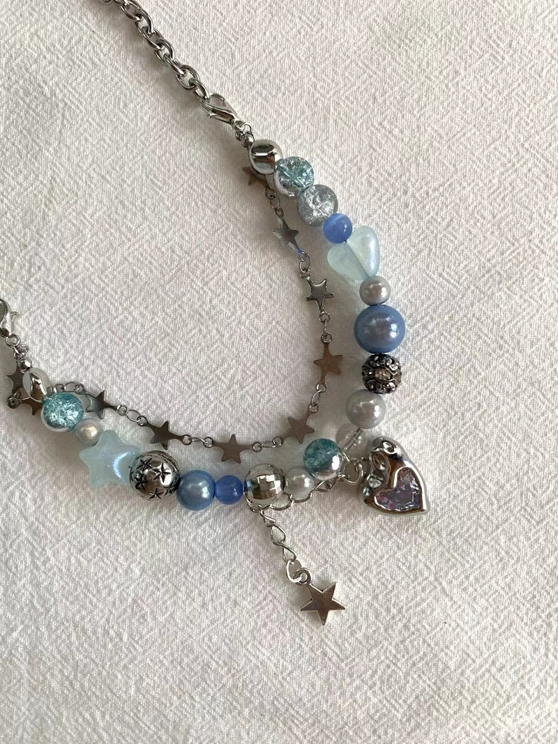bluelove star bracelet necklace