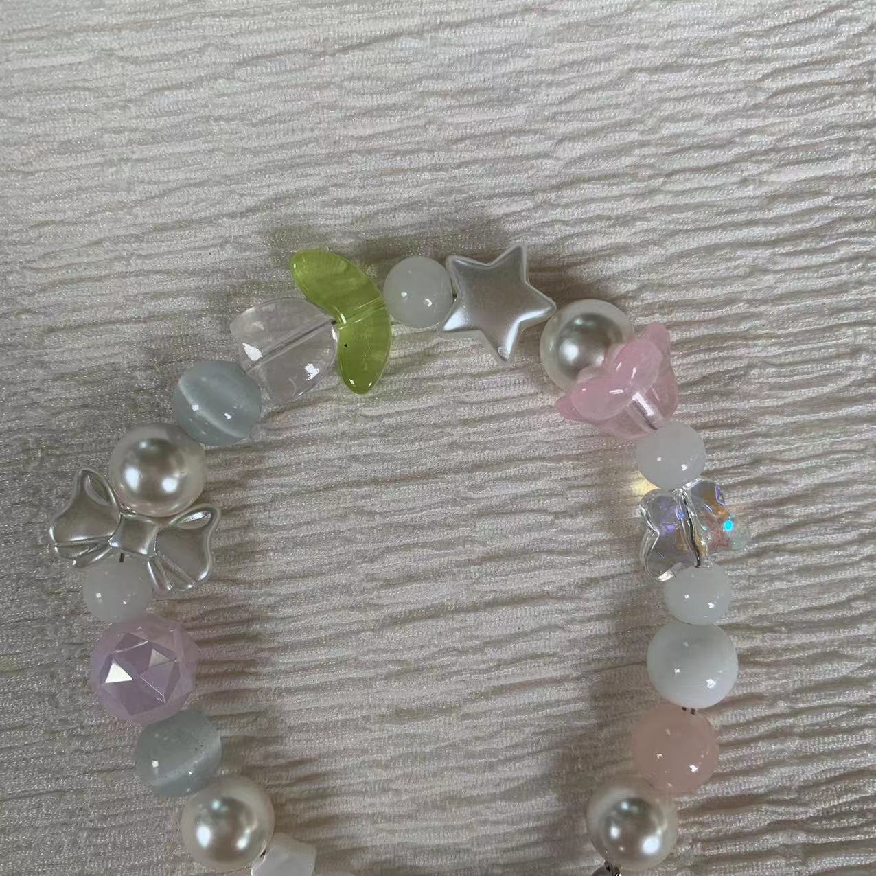 pink pastel simple Magnet buckle bracelet