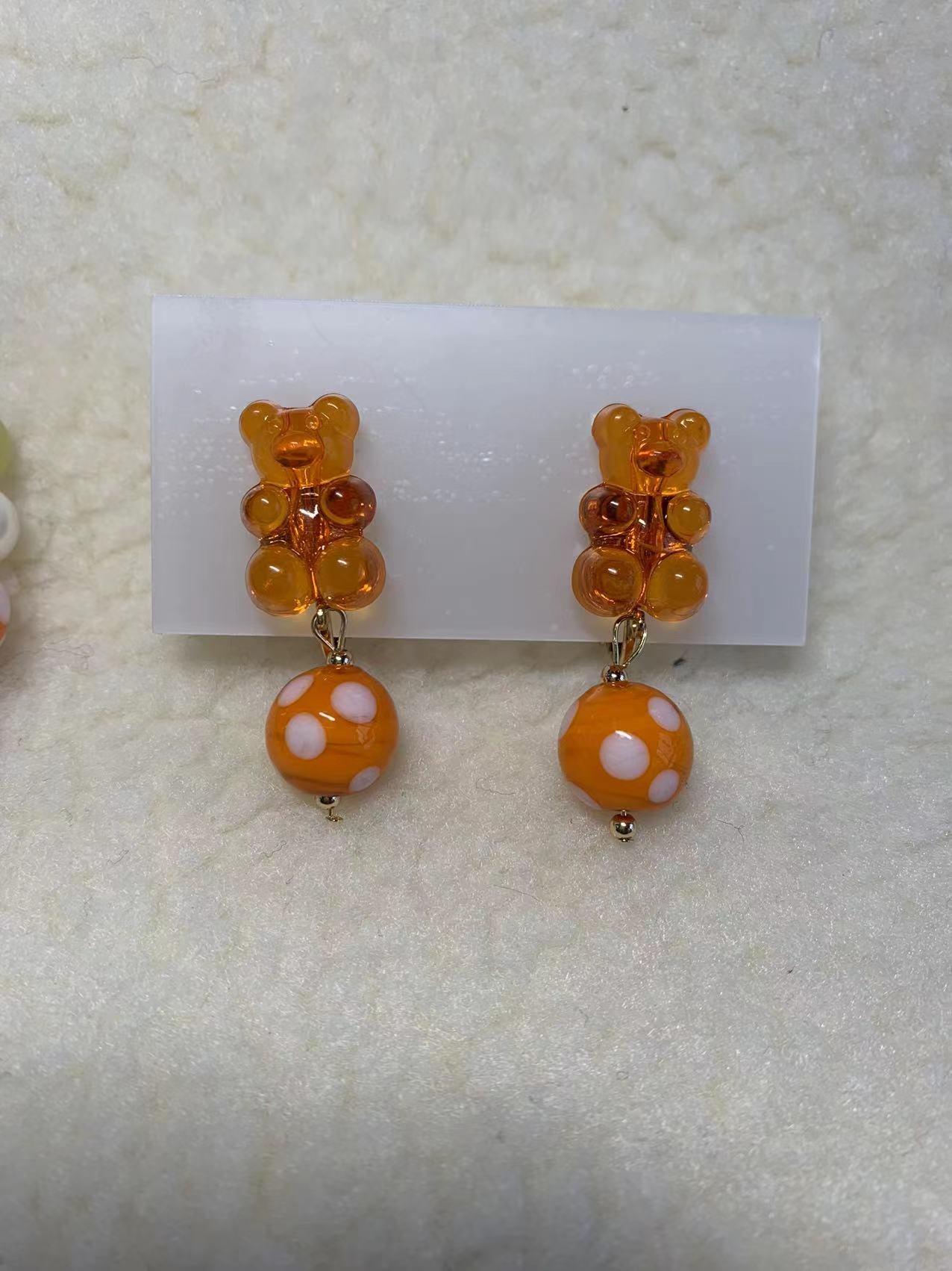 cute bear earrings
