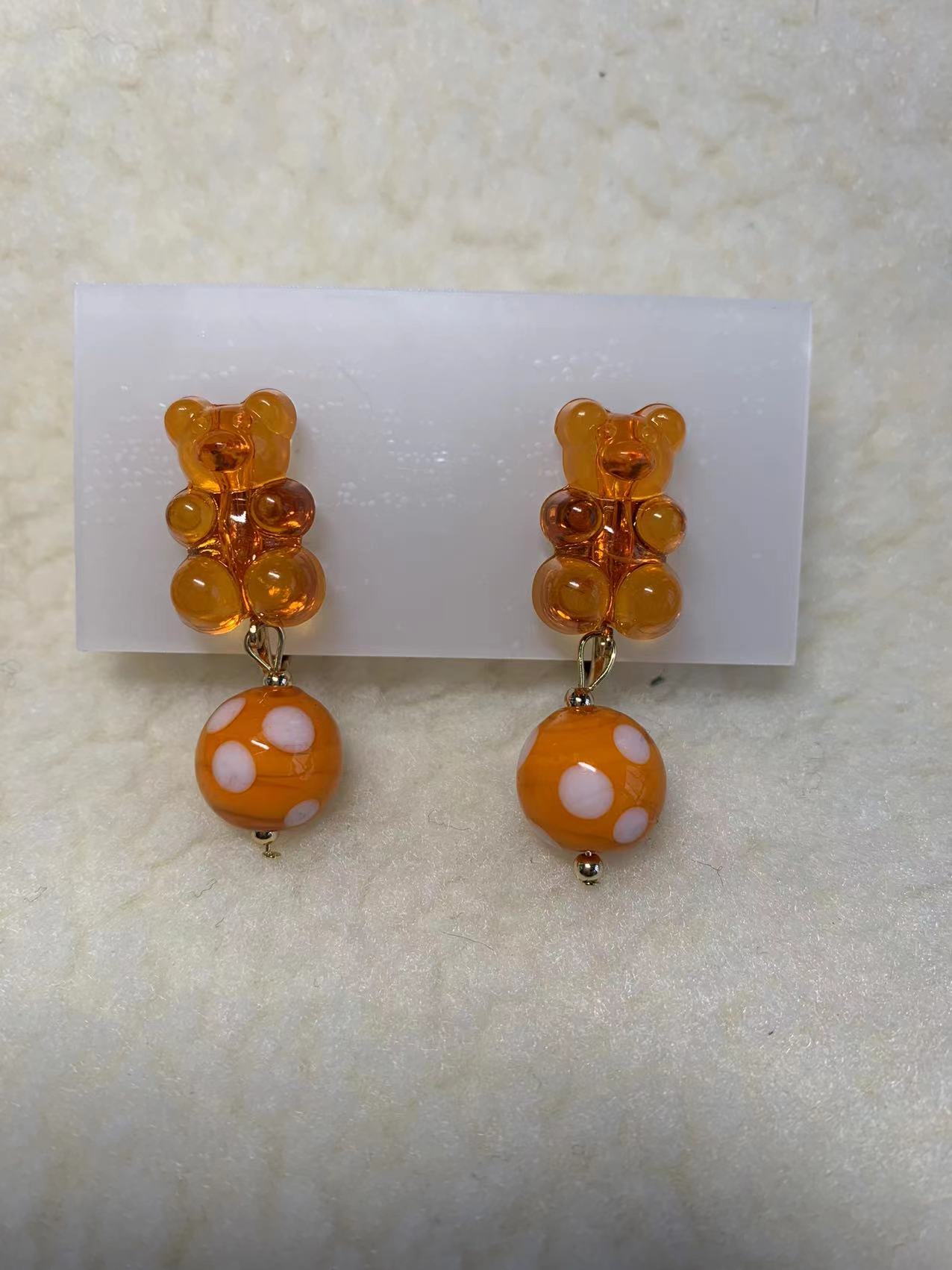 cute bear earrings