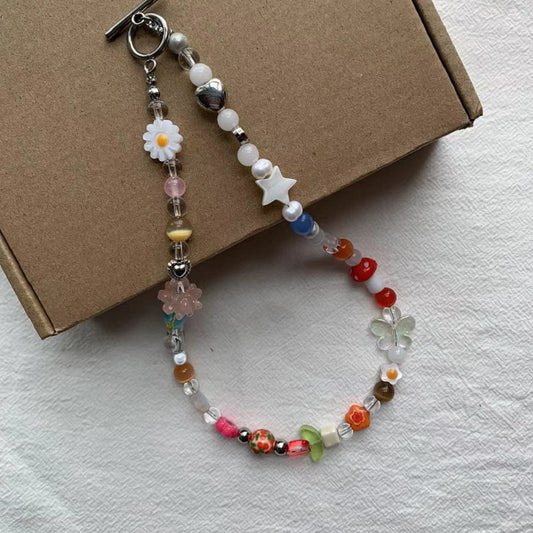 Red y2k Mushroom Necklace