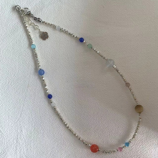 Broken Silver Necklace