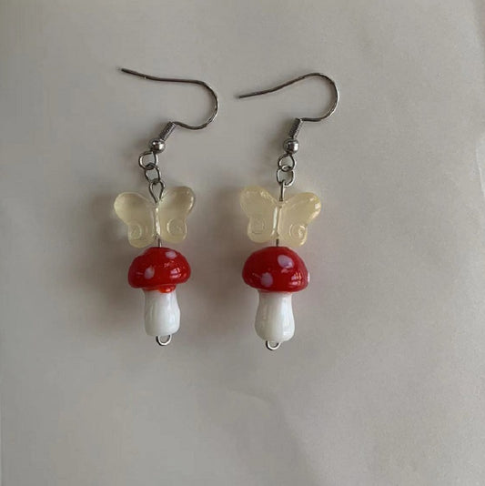 moshroom earrings