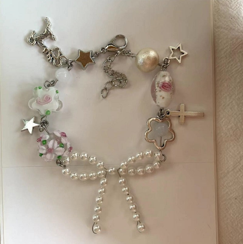 flower bow cute bracelet