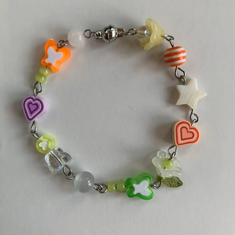Colorful Love Butterfly Magnet Bracelet