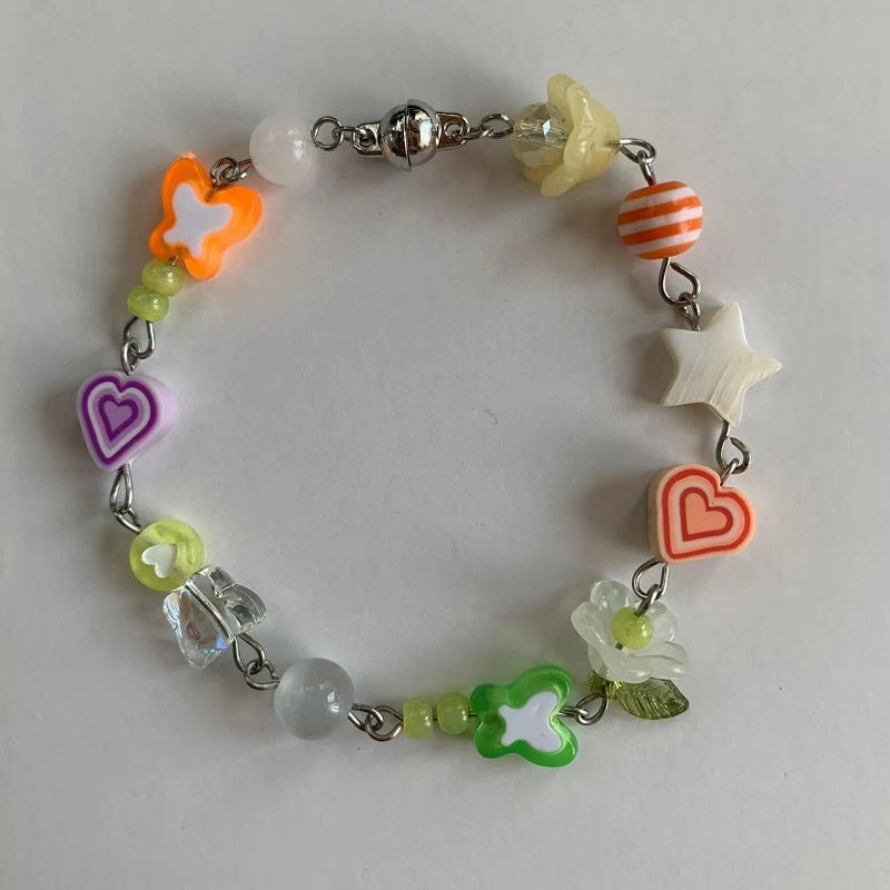 Colorful Love Butterfly Magnet Bracelet