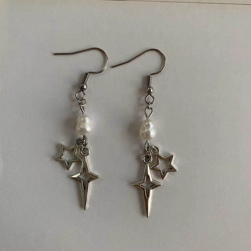 star cross earrings