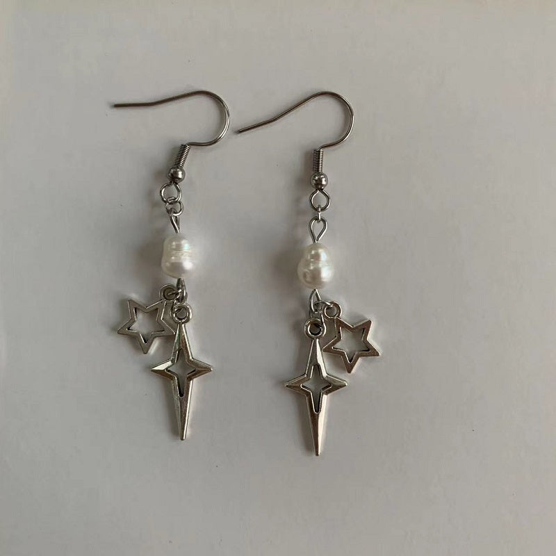 star cross earrings