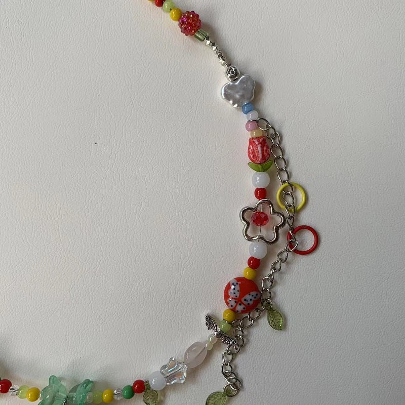 Colorful Showa Apple necklace