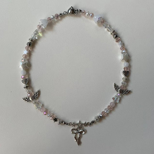 bow wing star necklace