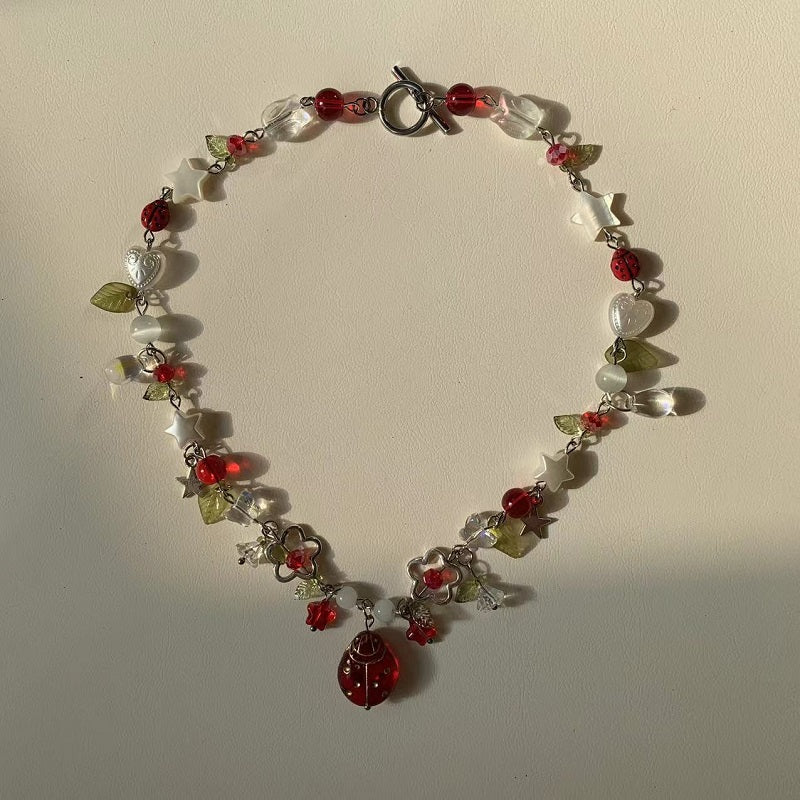 Red Ladybug Necklace
