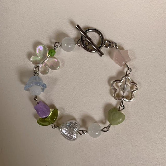 purple tulip bracelet