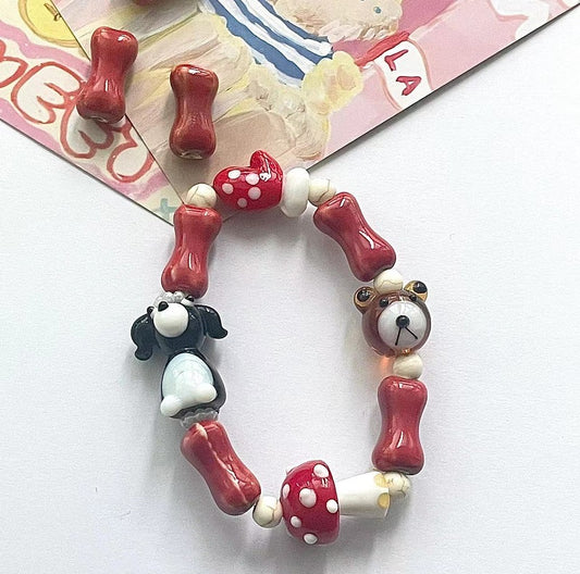 handmade bear bracelet