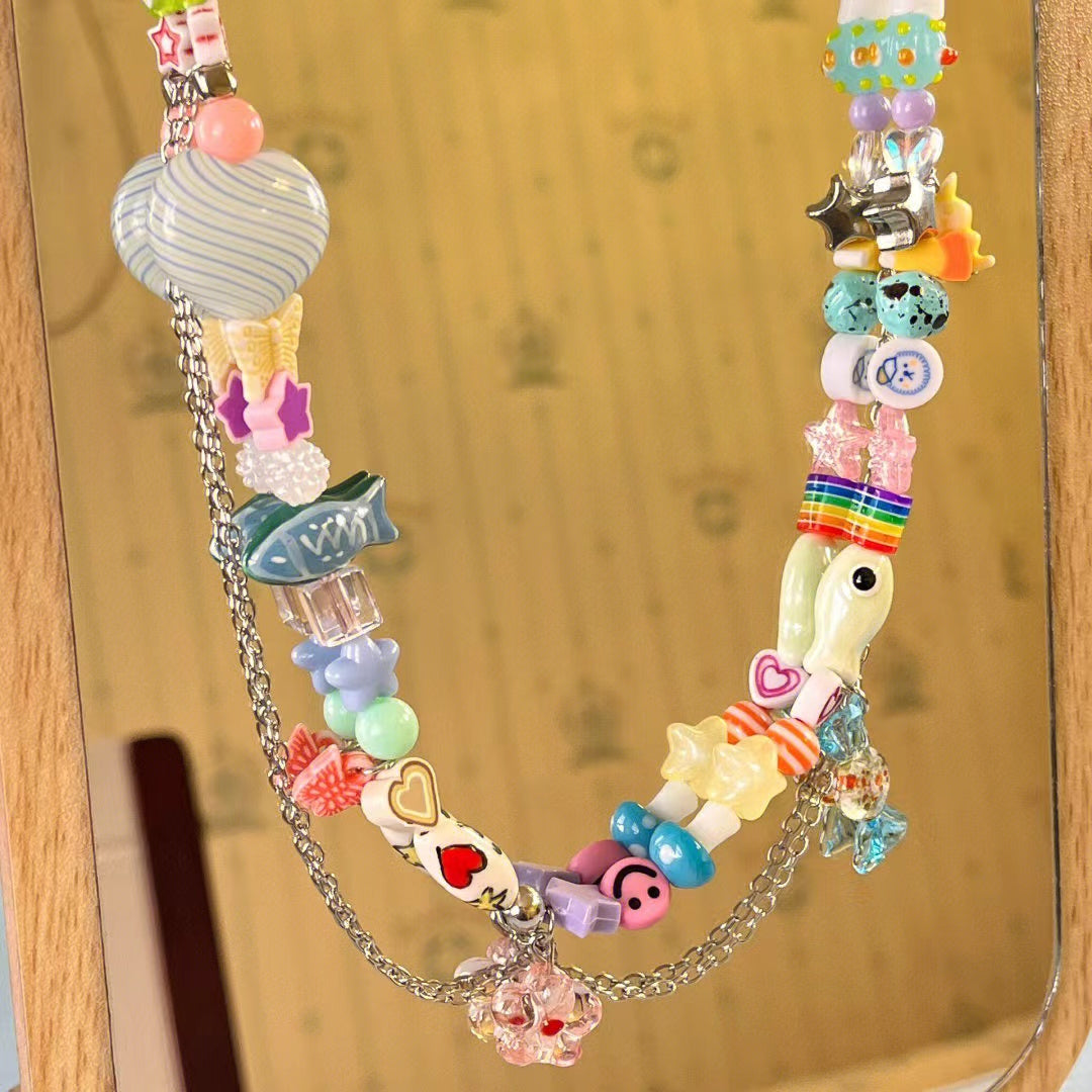 handmade Small fish necklace