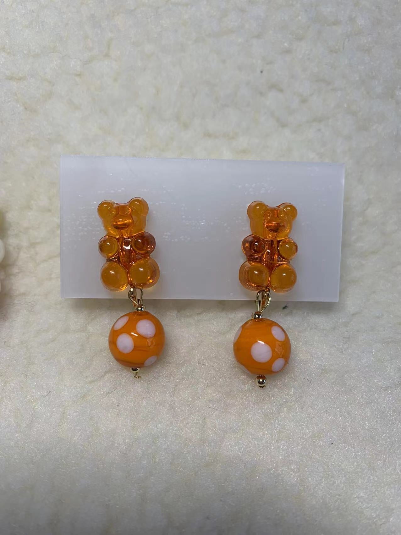 cute bear earrings