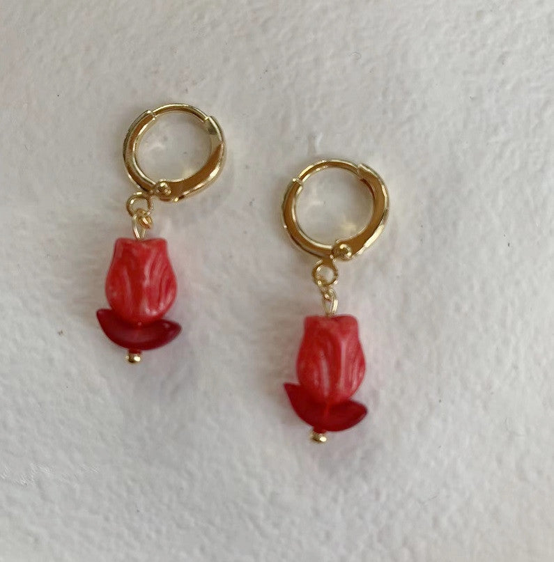 Retro Tulip earrings