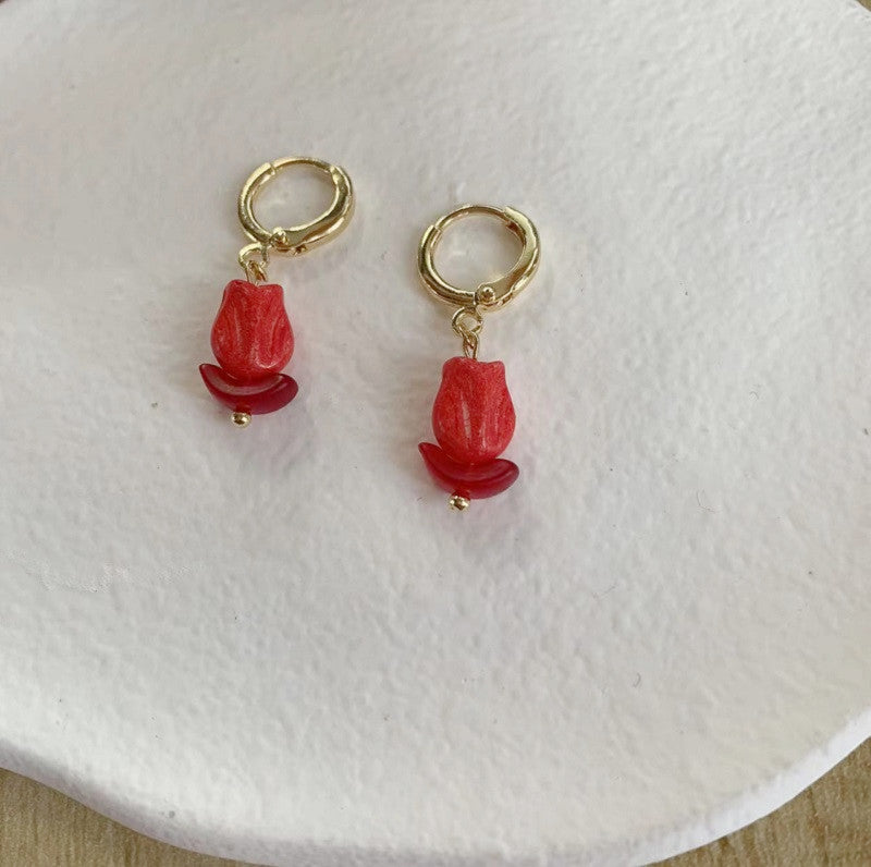 Retro Tulip earrings