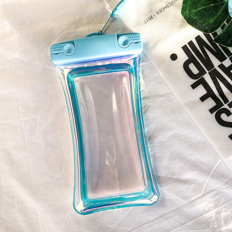 Colorful inflatable mobile phone waterproof bag pd9006