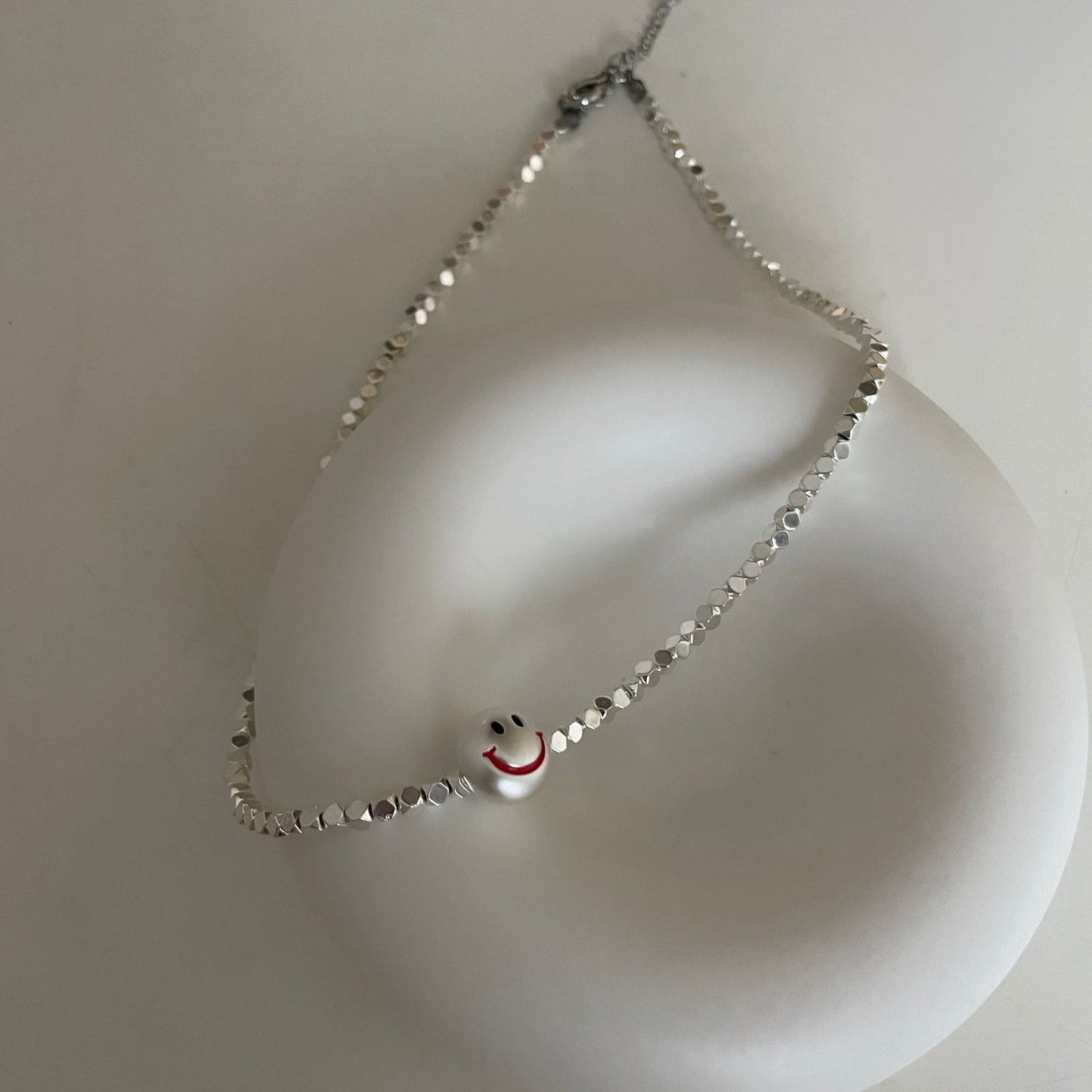 Diamond Pearl Square clavicle chain pd5350